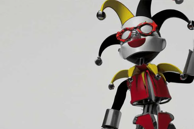 En la imagen se ve un robot con cara de Joker, que representa al ChatGPT Joker. La inteligencia artificial avanza. Impresiona la inteligencia artificial. La inteligencia artificial innova. Aprendizaje con inteligencia artificial. La inteligencia artificial impacta. La inteligencia artificial sorprende. Descubrimos la inteligencia artificial. La inteligencia artificial, una herramienta. La inteligencia artificial nos asiste. La inteligencia artificial progresa. La inteligencia artificial y medicina. La inteligencia artificial y transporte. La inteligencia artificial y robótica. La inteligencia artificial en finanzas. La inteligencia artificial y arte. La inteligencia artificial y educación. 