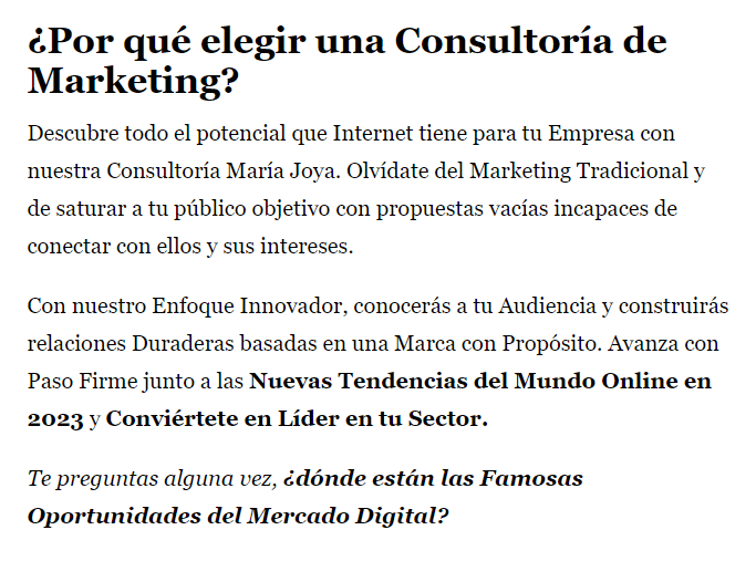 Imagen de Texto sobre Asegúrate de destacar con tus precios para ofrecer servicios de marketing digital en México.