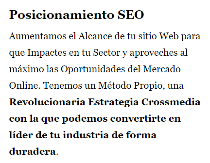 Imagen de Texto sobre Estrategias a medida con la agencia de inbound marketing en Mérida