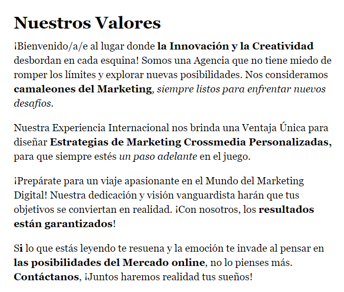 Imagen de Texto sobre Convierte a tu empresa en un referente internacional mediante la mercadotecnia en México y el mundo. 
